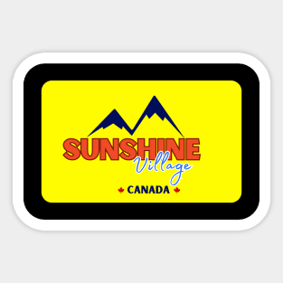 Sunshine Village Canada Sticker